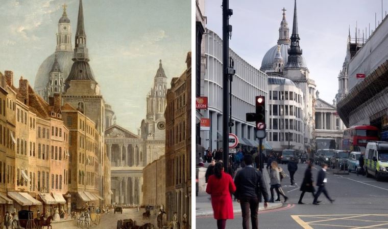 Londra'nın geçmişi ve bugünü dijital olarak sergileniyor
