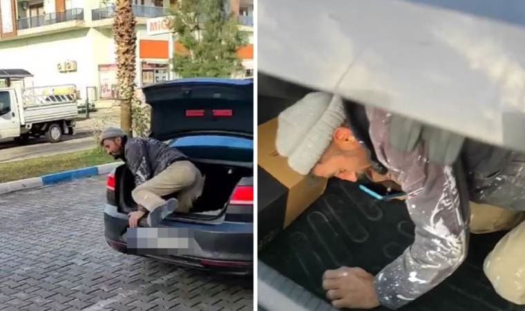Antalya’da skandal olay: Patron, işçiyi arabası kirlenmesin diye bagajda taşıdı
