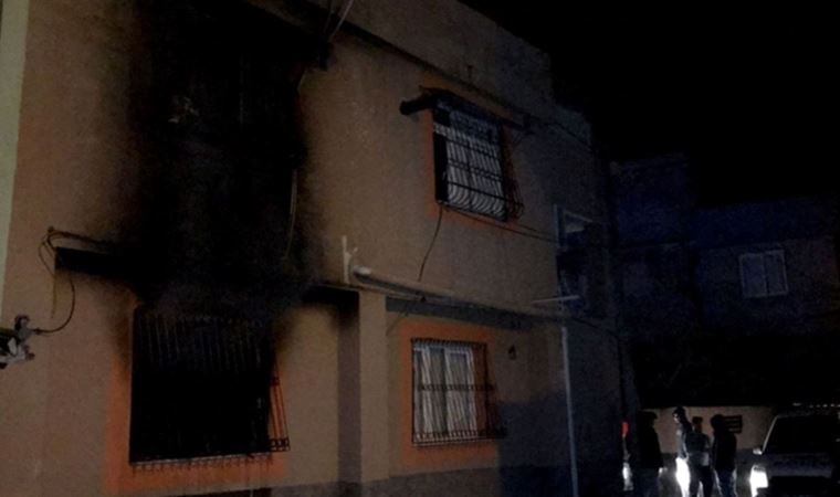 Adana'da içerisinde çocukların bulunduğu ev kundaklandı