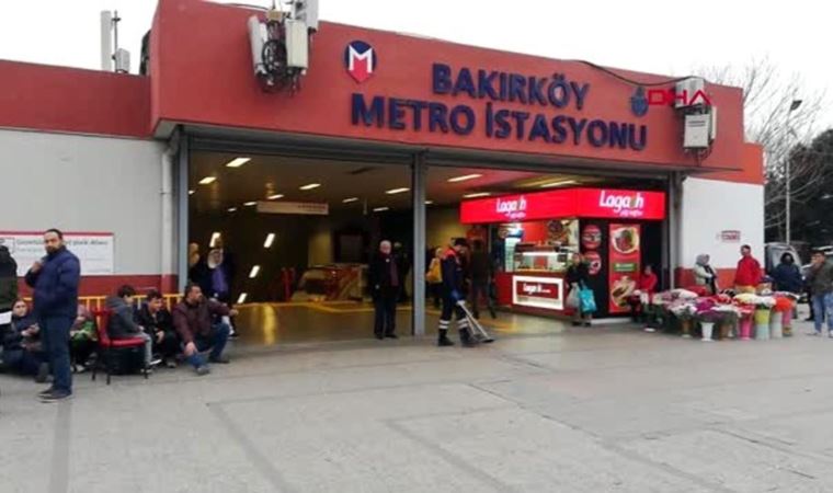 Son dakika | Bakırköy Metro İstasyonu'nda yangın paniği