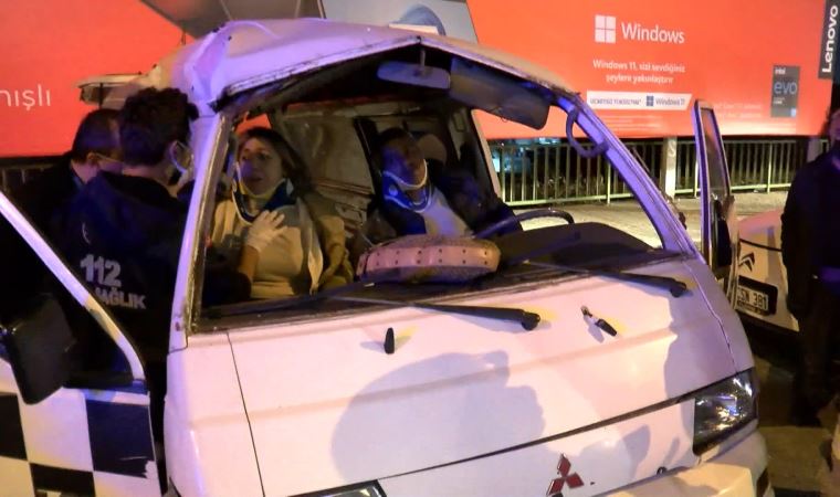 D-100 Karayolu'nda zincirleme kaza: 2 kişi araç içerisinde sıkıştı