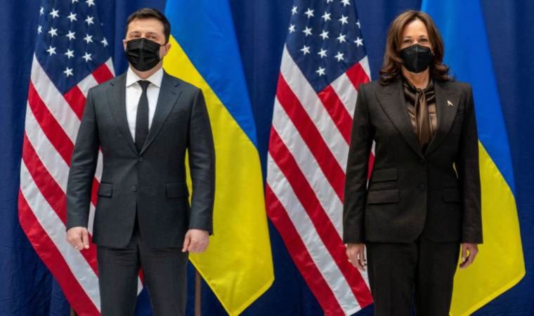 ABD Başkan Yardımcısı Harris, Ukrayna lideri Zelenski ile son gelişmeleri ele aldı