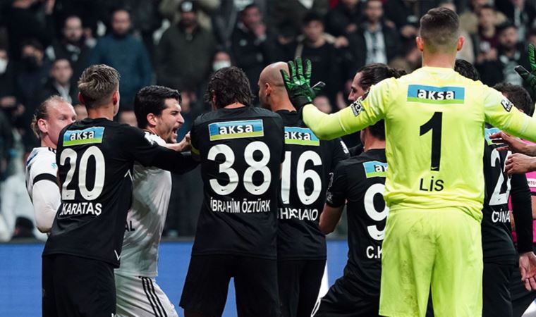 Beşiktaş Altay maçında tartışılan pozisyon maça damga vurdu