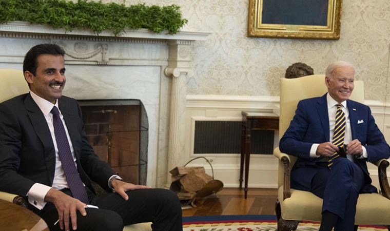 ABD Başkanı Biden, Katar Emiri El Sani ile görüştü