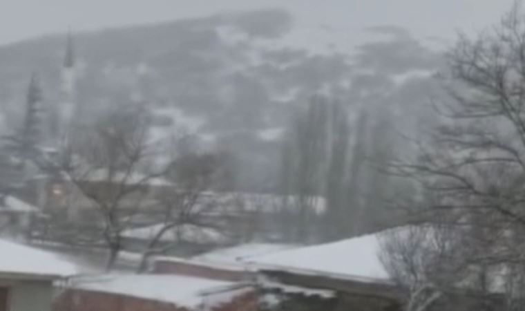 Edirne'de sınırda yoğun kar yağışı