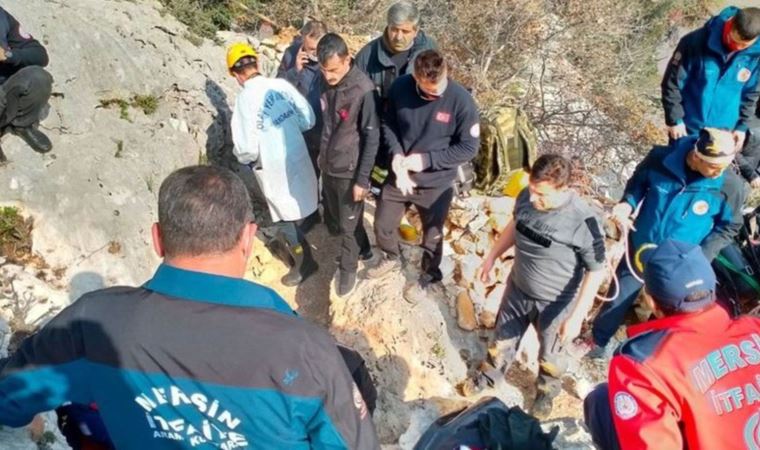 Mersin'de define arama amaçlı kazı sırasında çıkan patlamada bir kişi öldü
