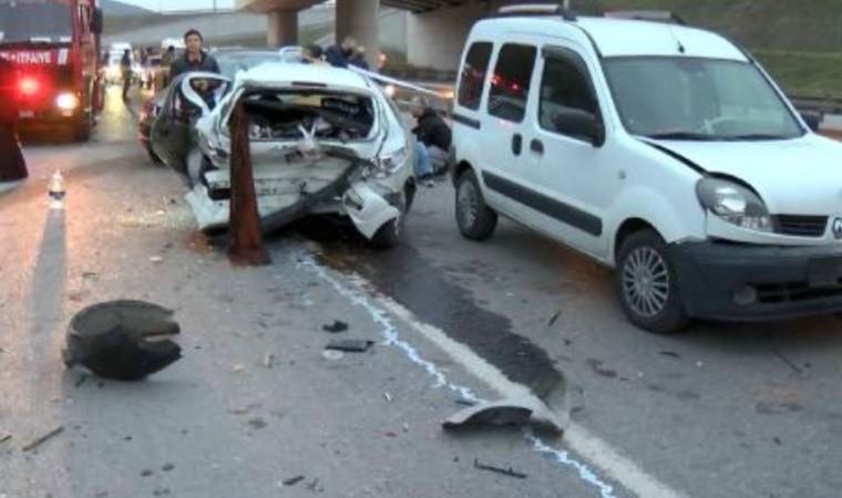 İstanbul Çekmeköy'de zincirleme trafik kazası