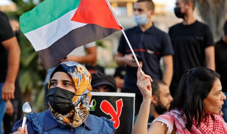 İsrail hapishanelerindeki Filistinli hasta tutuklular için Gazze'de destek gösterisi yapıldı