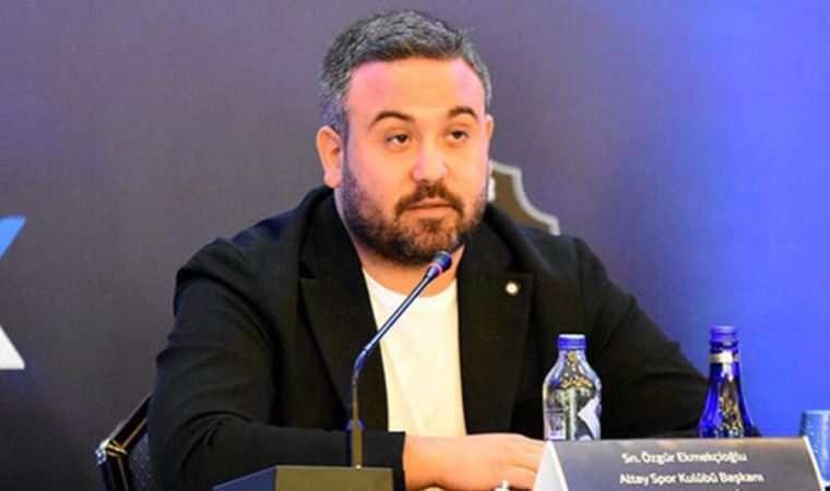 Altay Kulübü Başkanı Özgür Ekmekçioğlu'ndan TFF'ye bildiri