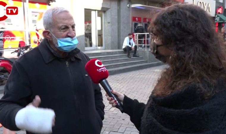 Sokakta olay röportaj: Kılıçdaroğlu'na yüklendi, zamlardan esnafı sorumlu tuttu