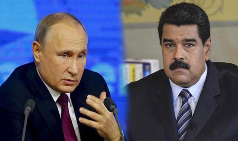 Venezuela Devlet Başkanı Maduro'dan, Rusya Devlet Başkanı Putin'e destek