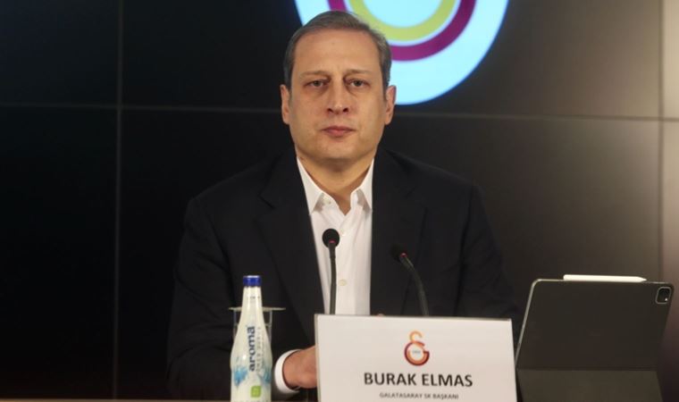 Galatasaray Kulübü Başkanı Burak Elmas toplantıda duyurdu