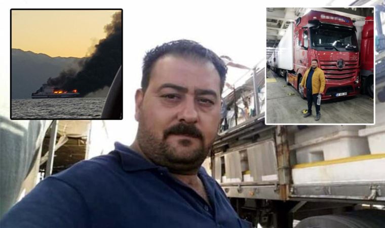 Feribot yangınında kaybolan Aydınlı şoförden 8 gündür haber yok