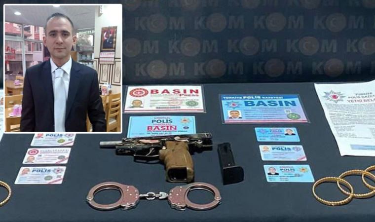Sahte polis kimliği ve basın kartı ile '410 bin liralık' dolandırıcılığa tutuklama
