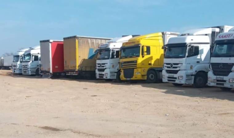 Ukrayna Odessa'da mahsur kalan 200 TIR şoförü Türkiye'ye dönmek için yardım istedi