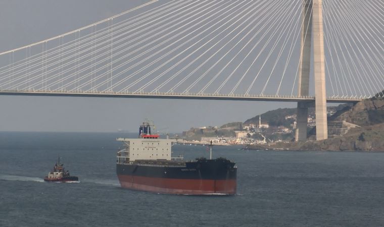 Ukrayna açıklarında füze isabet eden gemi İstanbul'da