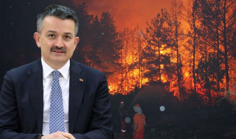 Bakan Pakdemirli: 'Bakanlığımız, orman yangınlarına etkili müdahale edilmesi yönünde her türlü tedbiri almaktadır'