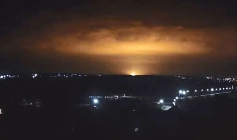 Ukrayna'nın başkenti Kiev'de büyük patlama sesleri duyuldu