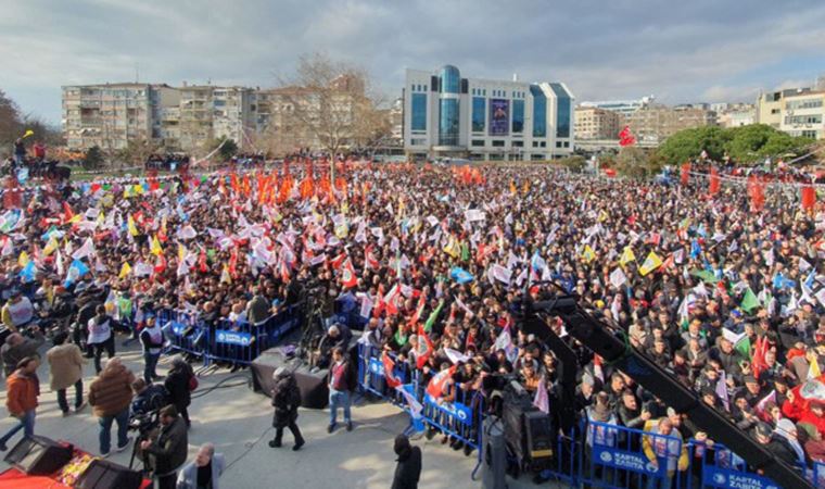 Emek ve Özgürlük İttifakı ilk mitingini düzenledi: 'Bu seçim kendi Cumhurbaşkanımızı belirleyeceğimiz bir seçim olacak'