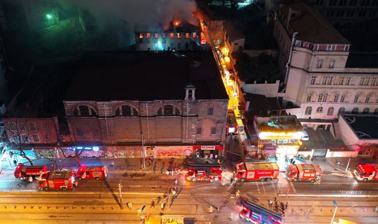 Beyoğlu'ndaki Surp Pırgiç Ermeni Katolik Kilisesi'nde yangın: 2 ölü, 2 yaralı
