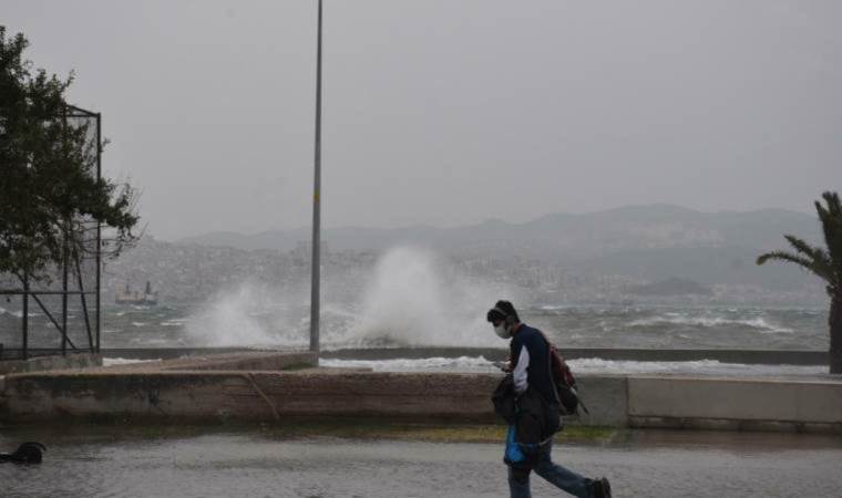 Meteoroloji'den 'İzmir' uyarısı... Fırtına etkili olacak!
