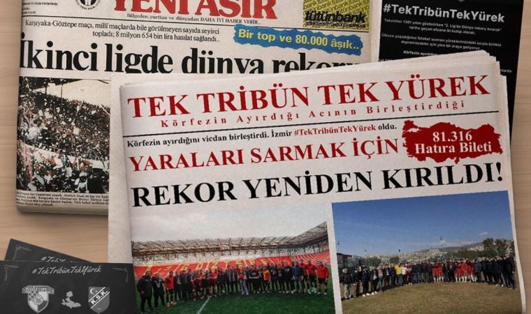 Göztepe - Karşıyaka derbisinin geliri 'İzmir Yardıma Koşuyor'a