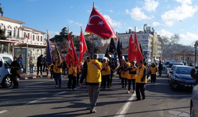 57. Alay Tekirdağ'dan Çanakkale'ye yürüyor