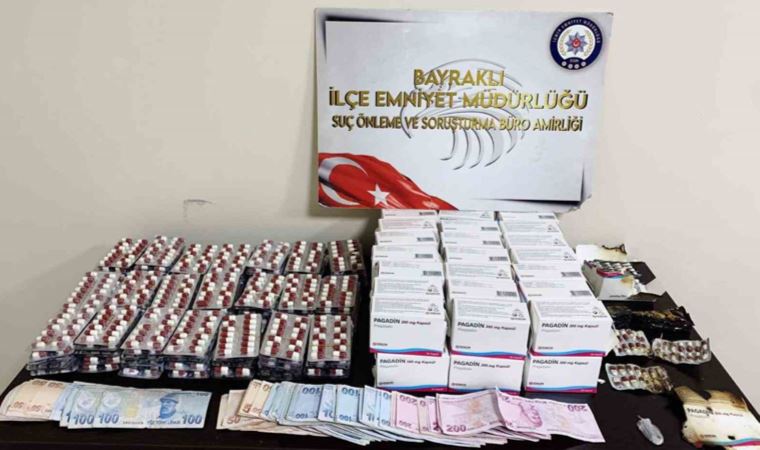 İzmir’de uyuşturucu operasyonu: Binlerce sentetik hap ele geçirildi