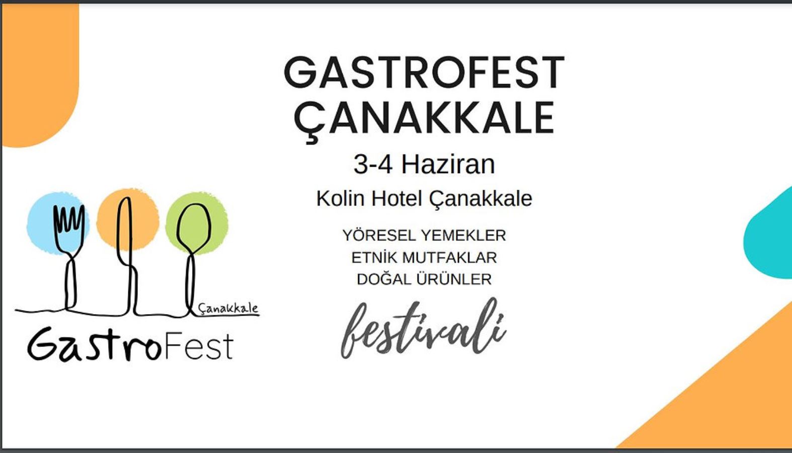 Çanakkale’nin İlk Gastronomi Festivali GastroFest 3-4 Haziran'da!
