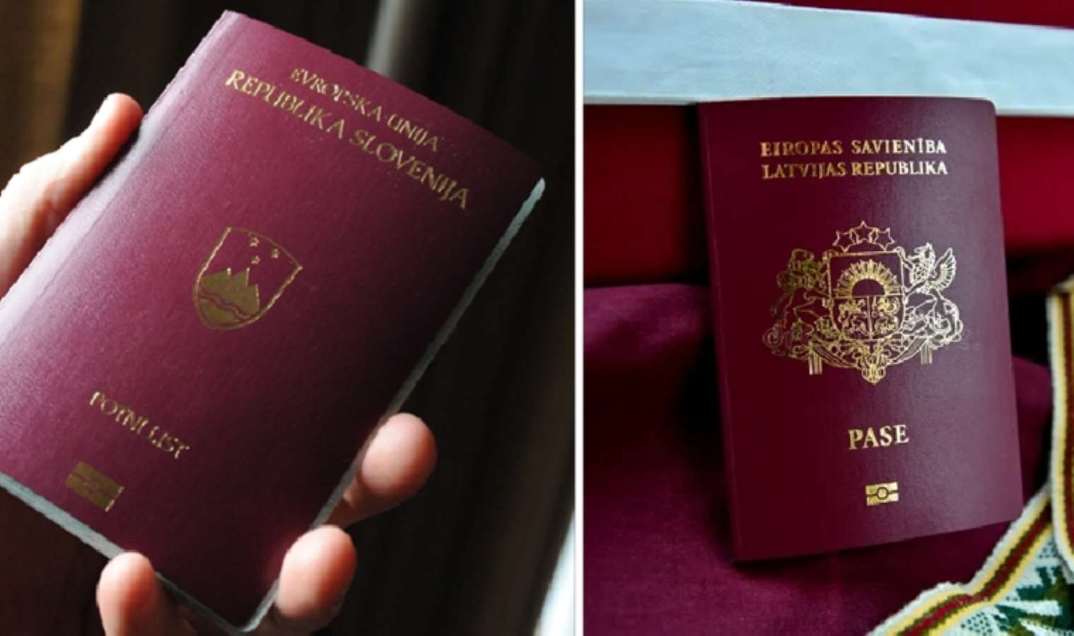 <p>11. SLOVENYA VE LETONYA</p>
<p>Vatandaşlarının vizesiz gidebildiği ülke sayısı: 183</p>