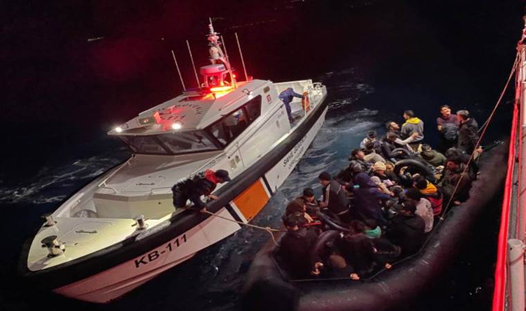 Çanakkale açıklarında 68 kaçak göçmen yakalandı