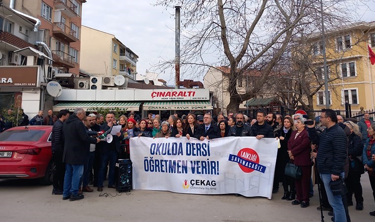 Bursa Gürsu’da ÇEDES'e karşı protesto: 'İzin vermeyeceğiz!'