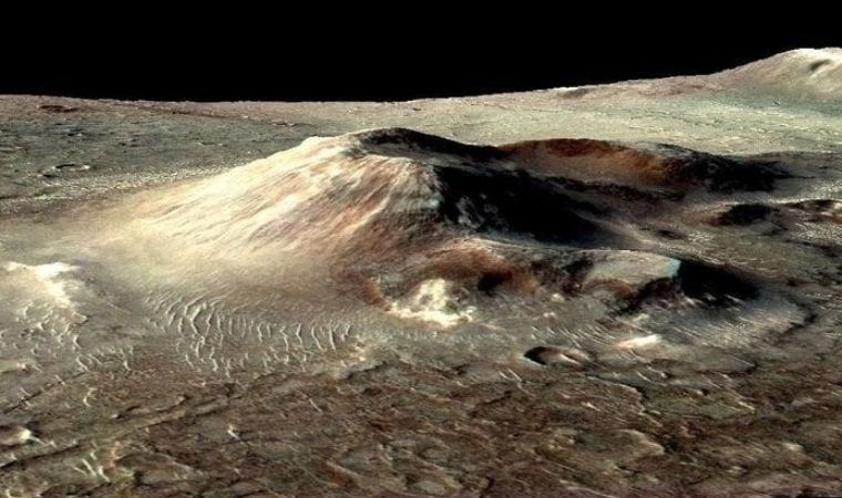 Mars'ta keşfedilen gizli devasa yanardağda yaşam belirtileri olabilir