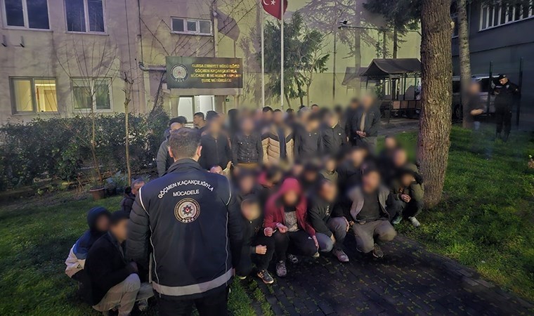 Bursa'da 63 kaçak göçmen yakalandı