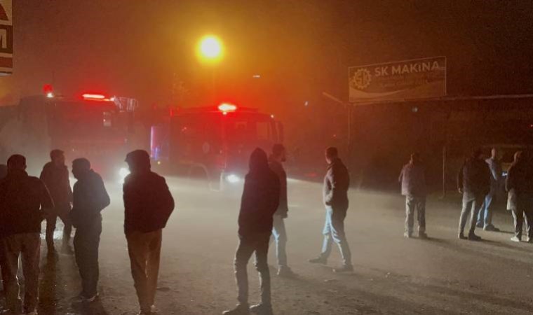 Tekirdağ'da korkutan iş yeri yangını: Yaralılar var!