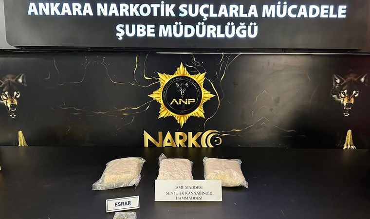 Ankara'da uyuşturucu operasyonu: 6 kilo uyuşturucu ele geçirildi