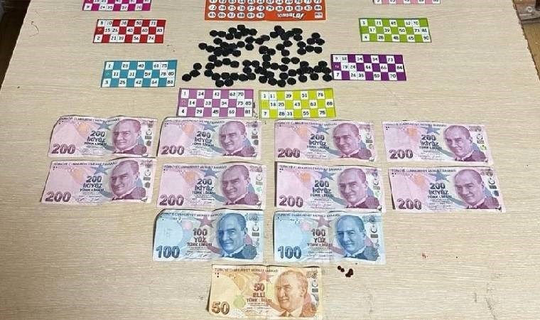 Kocaeli'nde kumar baskını... 38 bin 550 lira ceza kesildi!