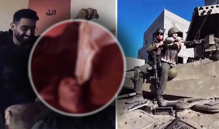 İsrailli askerlerden iç çamaşırlı paylaşım Görüntüler mide bulandırdı