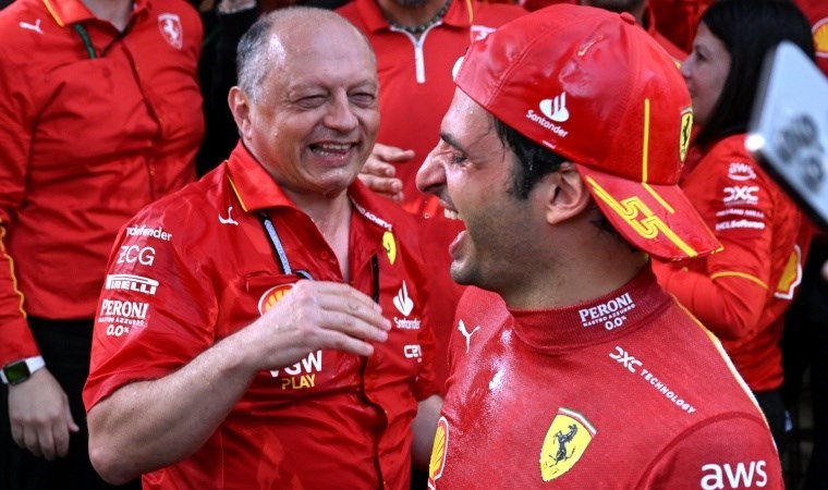 F1'de Frederic Vasseur'den Carlos Sainz'a büyük övgü 'Bu inanılmaz bir