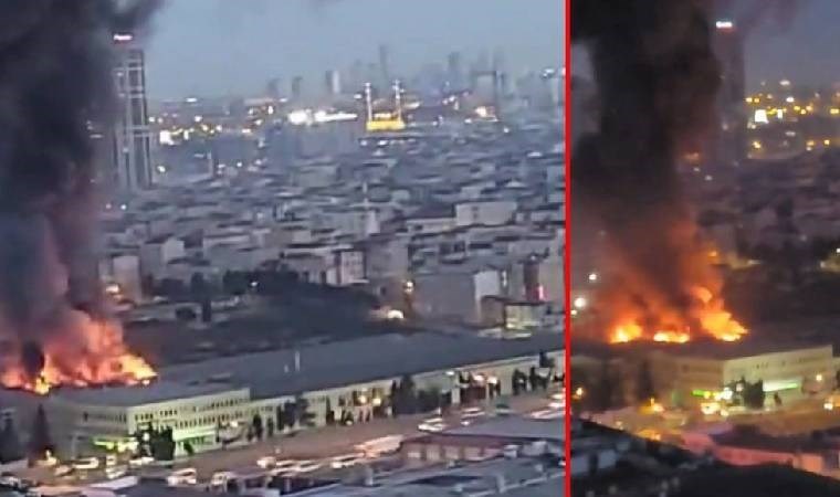 Son dakika İstanbul'da büyük yangın Dumanlar 3 ilçeden görülüyor