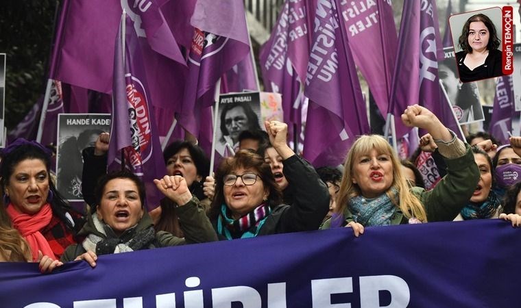Kadıköy'de 8 Mart Dünya Emekçi Kadınlar günü öncesi eylem: 'Eşit bir hayattan vazgeçmeyeceğiz'