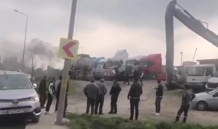 Son Dakika... Ataşehir'de akaryakıt tankerinde yangın: Yaralılar var!