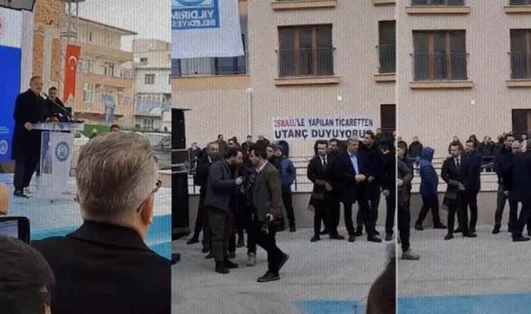 'Ticareti durdurun' dediler, gözaltına alındılar: Varank ve Özhaseki'ye protesto