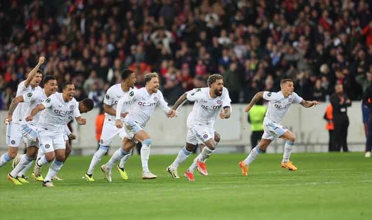 Aston Villa penaltılarla Lille'i eledi